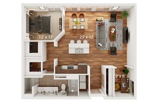 The Porter Brewers Hill I Floor Plan